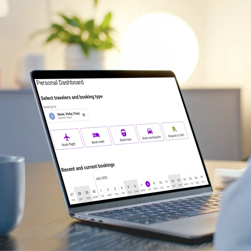 Hannon Travel Online Booking Tool