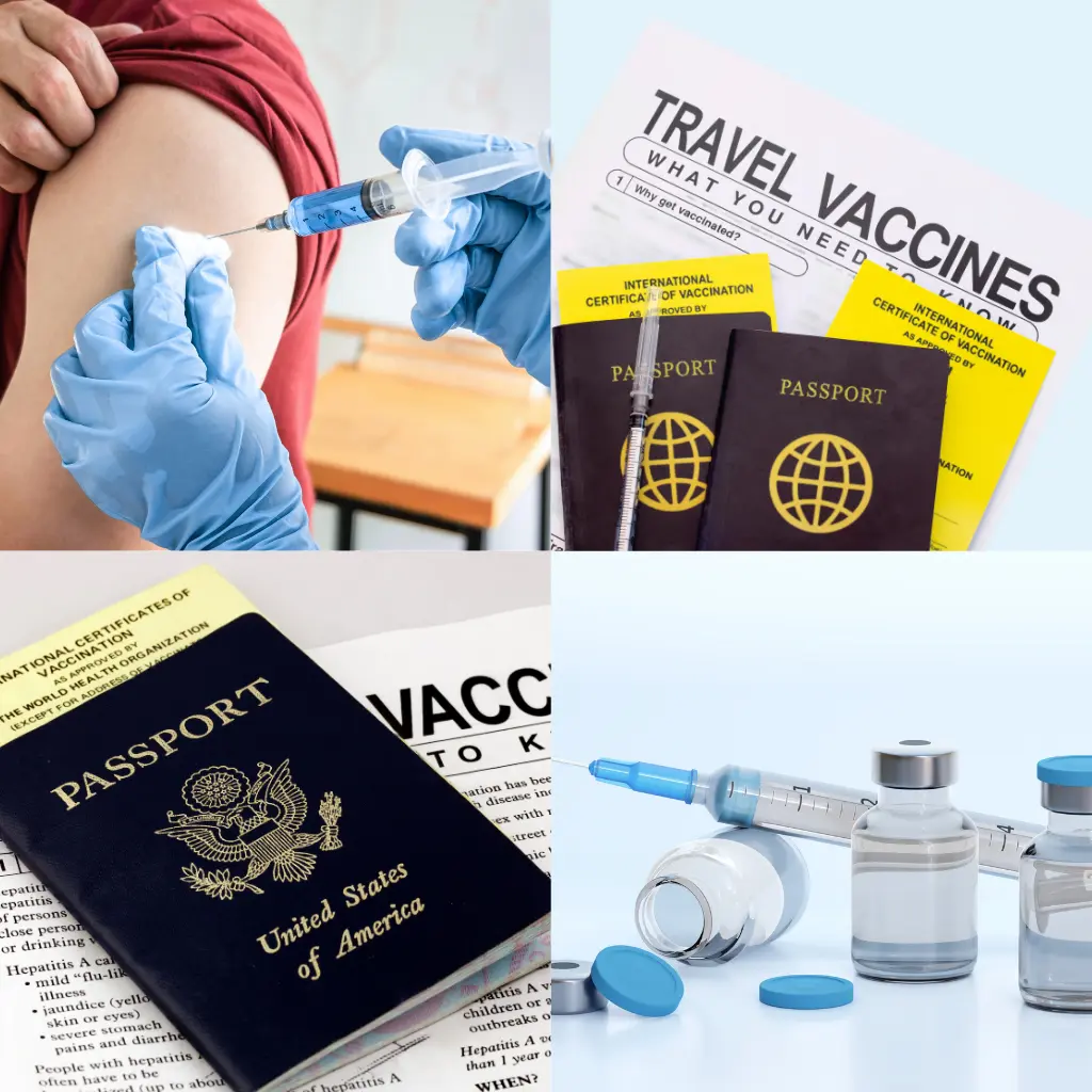 Image of travel vaccines and health requirements pre travel